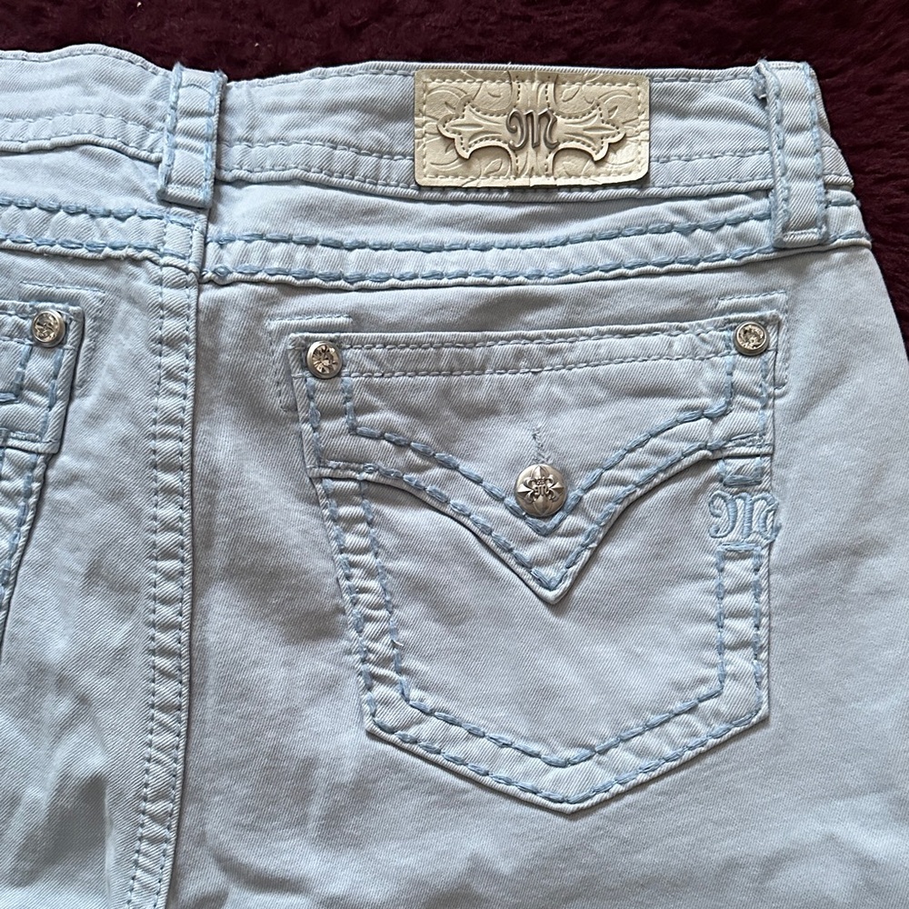 Miss Me Light Blue Denim Pants - Picture 5 of 5